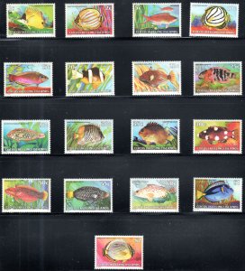 Cocos Is 34-50 - Mint-NH - Fishes (Cpl Set) (1979-80) (cv $11.25)