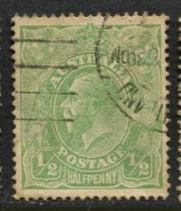 STAMP STATION PERTH Australia #19 KGV Head Used Wmk.9 - CV$1.60