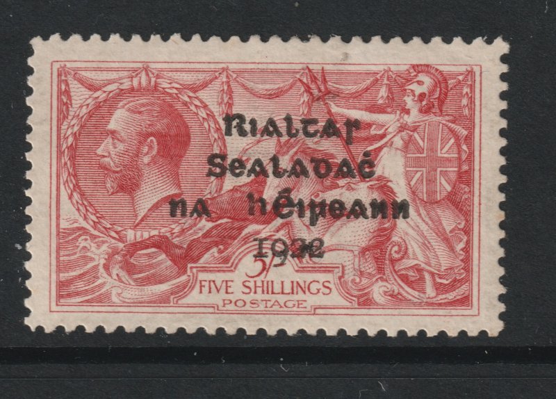 Ireland a LHM 2/6 GB KGV with 1922 overprint