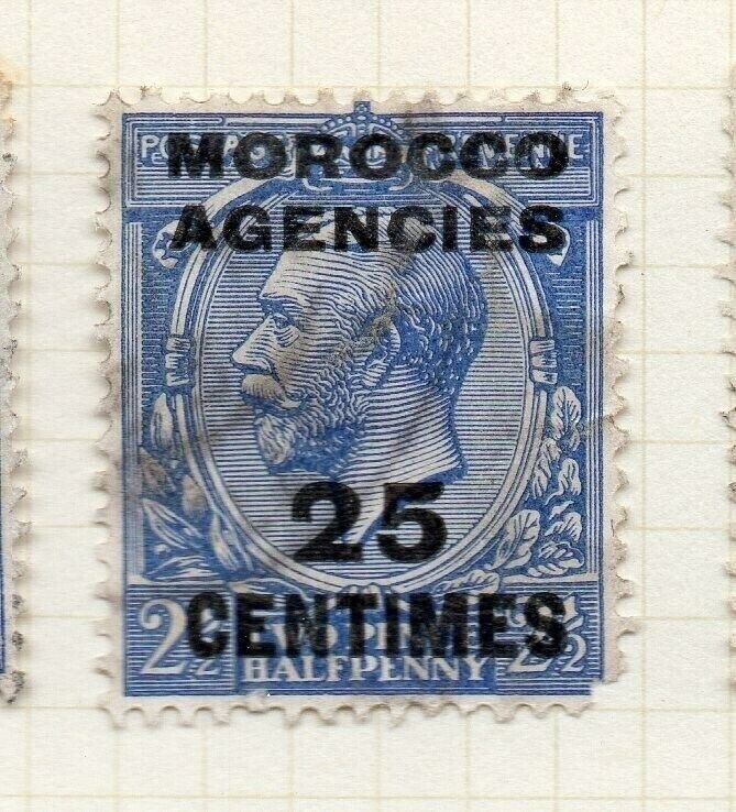 Morocco Agencies French Zone 1917-24 Issue 25c. Optd Surcharged NW-180688