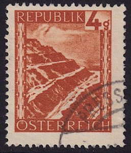 Austria - 1946 - Scott #456 - used - Eisenerz Mine