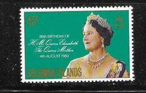 Solomon islands 1980 Queen Mother Elizabeth Birthday Sc 426 MNH A2921