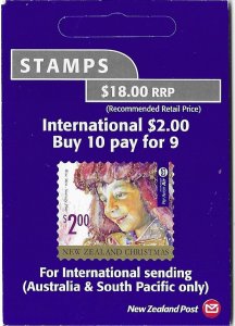 New Zealand 2553e  2014  booklet  vf  mint nh