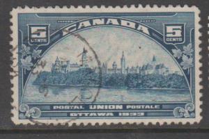 Canada Scott #202 Stamp - Used Single