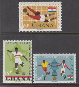 Ghana 233-235 Soccer MNH VF