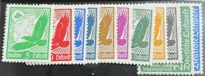 Germany, 1934, SC C46-C56, LH, VF, Complete Set