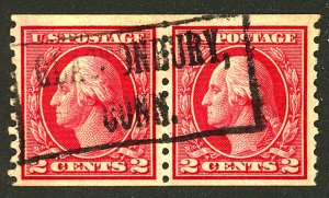 U.S. #453 USED PAIR WITH PSE CERT