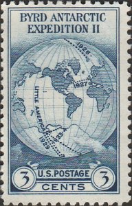 # 753 Mint No Gum As Issued Dark Blue Byrd Antarctic