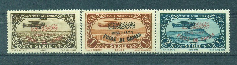 Syria sc# C67-71 mh cat value $26.25