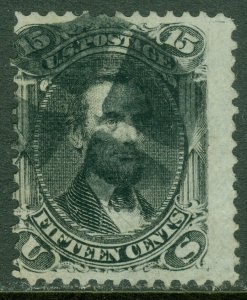 EDW1949SELL : USA 1868 Scott #98 Used. Light crease. Catalog $325.00.