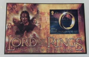 ISLE OF MAN 2003 LORD OF THE RINGS MINISHEET SGMS1124  MNH SEE SCAN