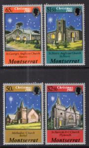 Montserrat 476-479 Christmas MNH VF