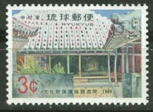 Ryukyu Islands # 191 Farm House  (1) Mint NH