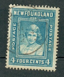 Newfoundland #247 used single - perf 13.5