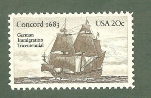 1983 Concord 1683 Single 20c Postage Stamp, Sc# 2040, MNH, OG