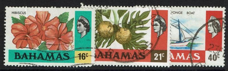 Bahamas SC# 398, 399 and 401, Used, see notes - Lot 021217