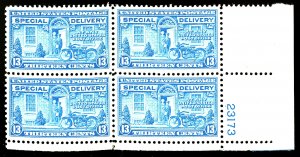 U.S. #E17 MINT PLATE BLOCK OG NH