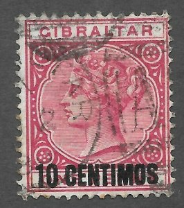 Gibraltar (1889) - Scott # 23,   Used