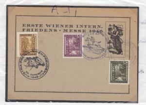 Austria 1946 Vienna Prize Fund Race Special Hand Stamps J2098