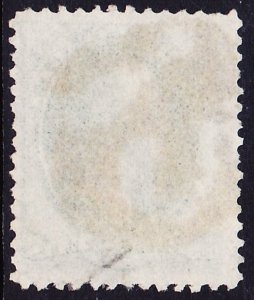 Scott 147, Used, Negative 12 Fancy Cancel, small sealed tear