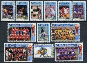 1986 Nevis 377-388 1986 FIFA World Cup in Mexico 12,00 €