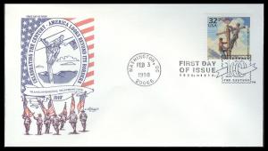 #3183e Transcontinental Phone Line Artmaster FDC