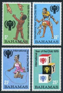 Bahamas 446-449,MNH.Michel 436-439. Year of Child IYC-1979.Baly walking,Lepfrog,