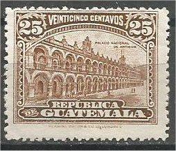 GUATEMALA, 1922, MNH 25c, National Palace Scott 203