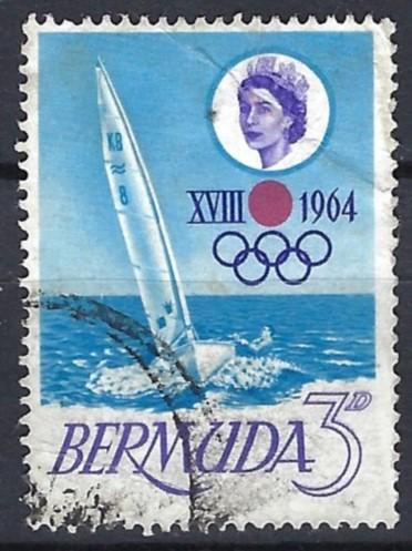 BERMUDA  1964   SG183     3d   Red, Violet and Blue      used