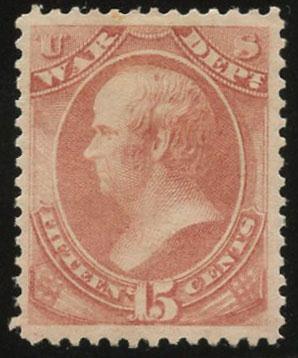 US Scott #O90 Mint-VF; Hinged