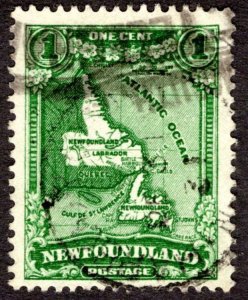 1929, Newfoundland 1c, Used, Sc 163