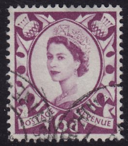 GB Scotland - 1958 - Scott #3 - used - Elizabeth II