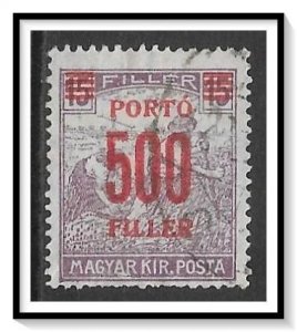 Hungary #J77 Postage Due Used