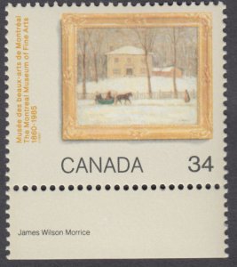 Canada - #1076 Montreal Museum Of Fine Arts - MNH