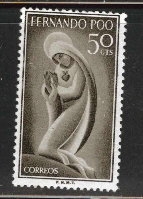 Fernando Poo Scott 182 MH* from 1960 Virgin mary set