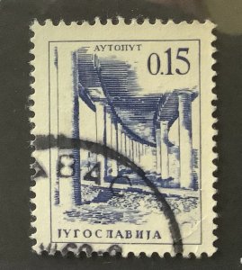 Yugoslavia 1966 Scott 832 used - 0.15d,  Road Underpass