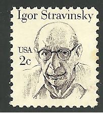 US Cat # 1845, Stravinsky, MNH*