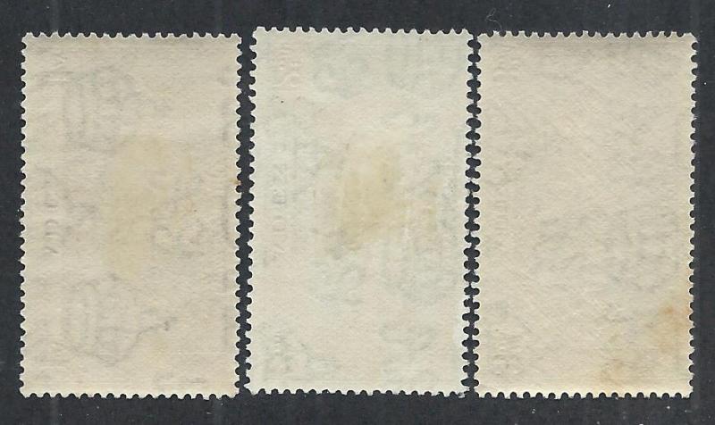 ADEN SC# 13-15 F-VF OG 1937