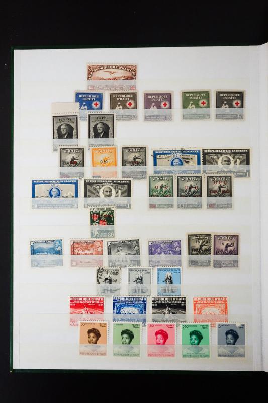 Haiti 1940's to 1970's Stamp Collection