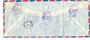 Malaya PENANG FORWARDING AGENT Cover 1971 Malakoff Estate Violet FAC SUGAR MC71