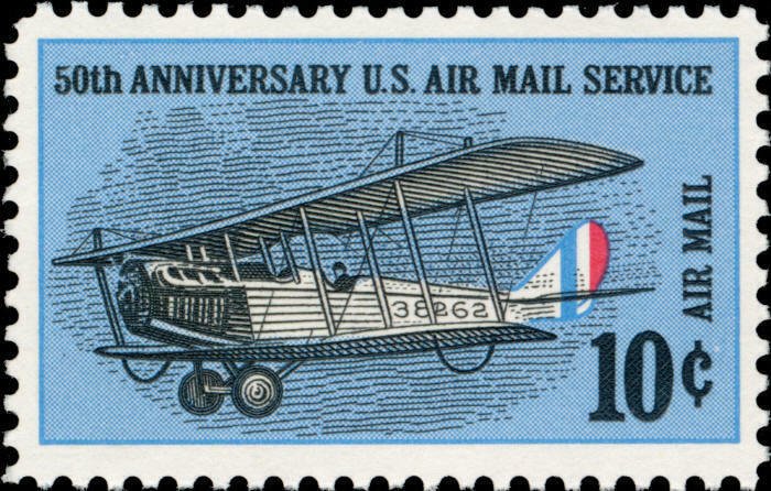 Scott #C74 50th Anniversary Air Mail Service 10c - 1968 - Air Mail - MNH Single