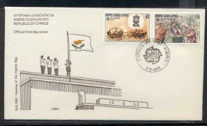 Cyprus 1982 Europa History FDC