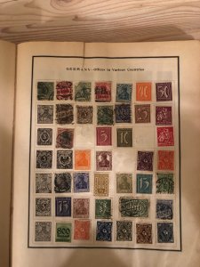 Modern Stamp Album Circa 1921