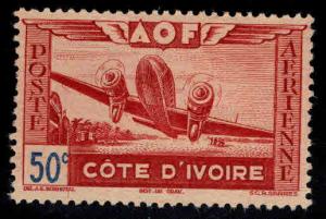 Ivory Coast Scott C6 MH* Airmail