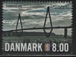 DENMARK  1582 F/VF USED BRIDGES