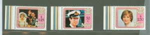 Niue #354-356  Single (Complete Set)