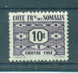 French Colony Somali Coast sc# J39 (2) mh cat value $.25