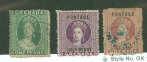 Grenada #3/8/9 Unused