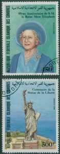 Comoro Islands 1985 SG560-561 Anniversaries FU