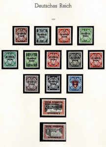 Germany 1939 Sc.# MNH,  occ. Poland, Danzig ovpt. German Reich